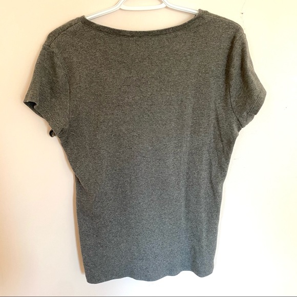 Tommy Hilfiger Gray Boat Neck T-shirt Size L - Picture 5 of 6